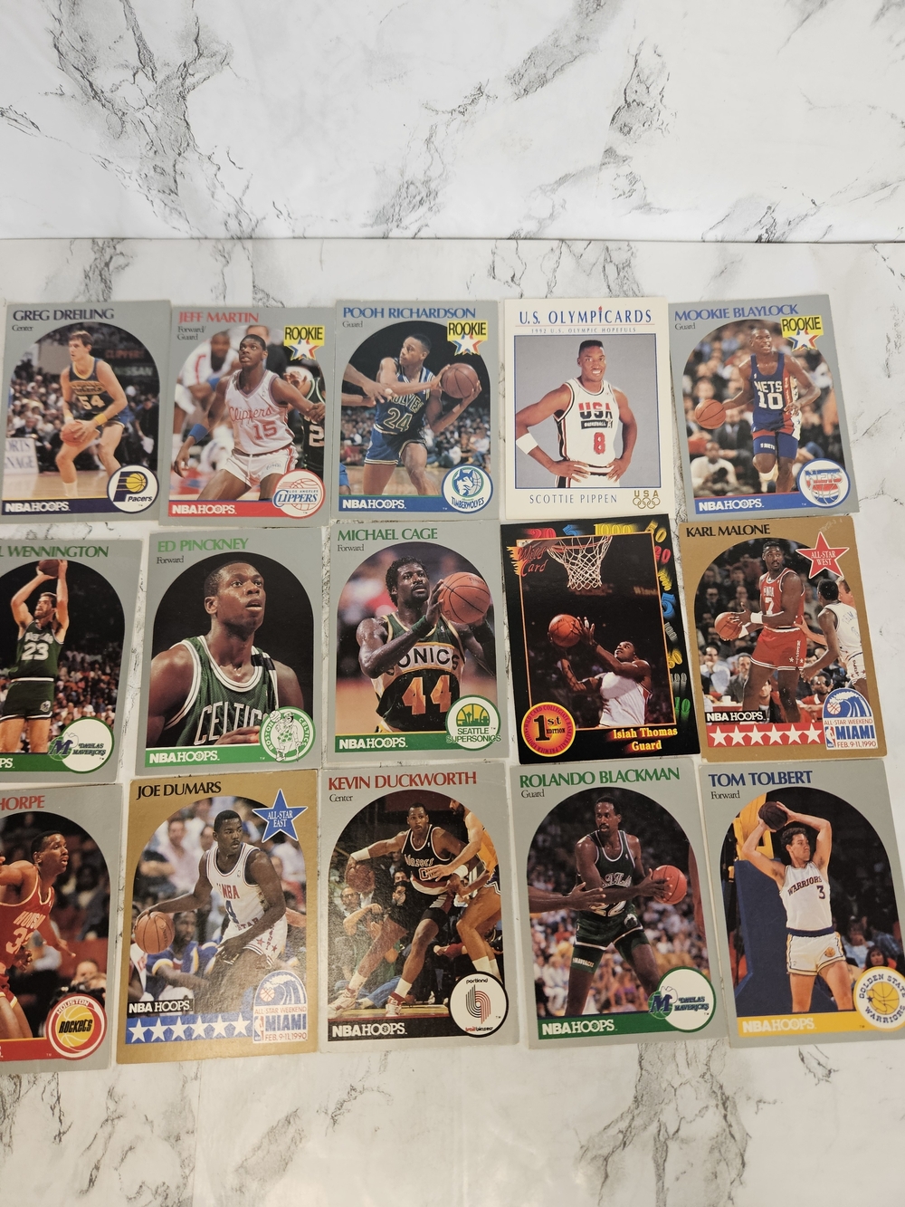 NBA Hoops Basketball Trading Cards